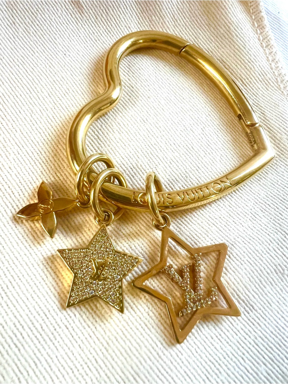 Louis Vuitton Heart Key ring
